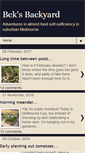 Mobile Screenshot of beksbackyard.com